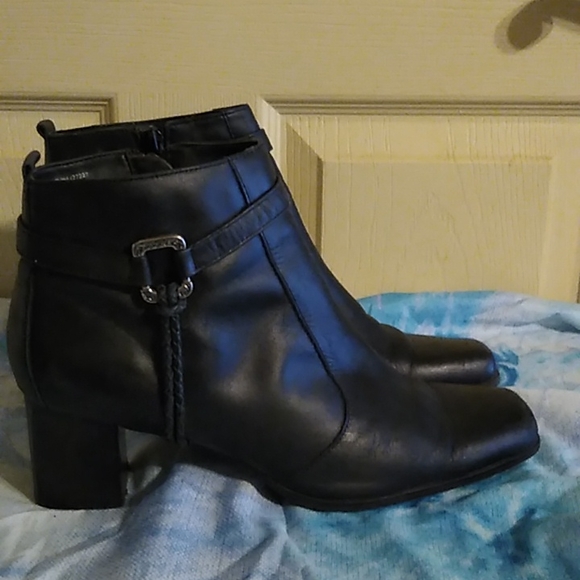 Leather Ankle Boots - Picture 1 of 8